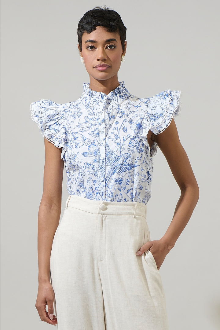 Darcy Button Up Top