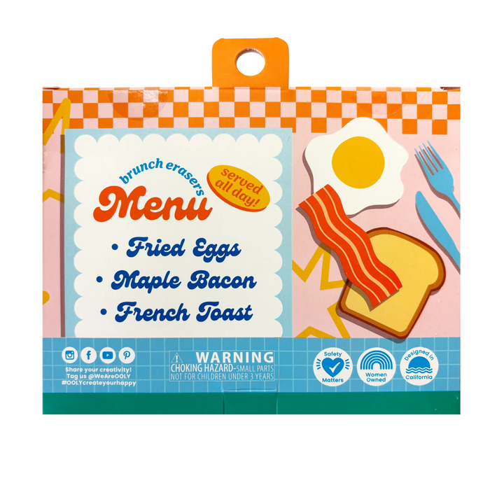 Brunch Bunch Breakfast Erasers