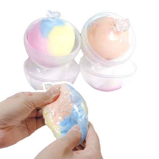 Cotton Candy Wax Breaking Squishy Stress Ball