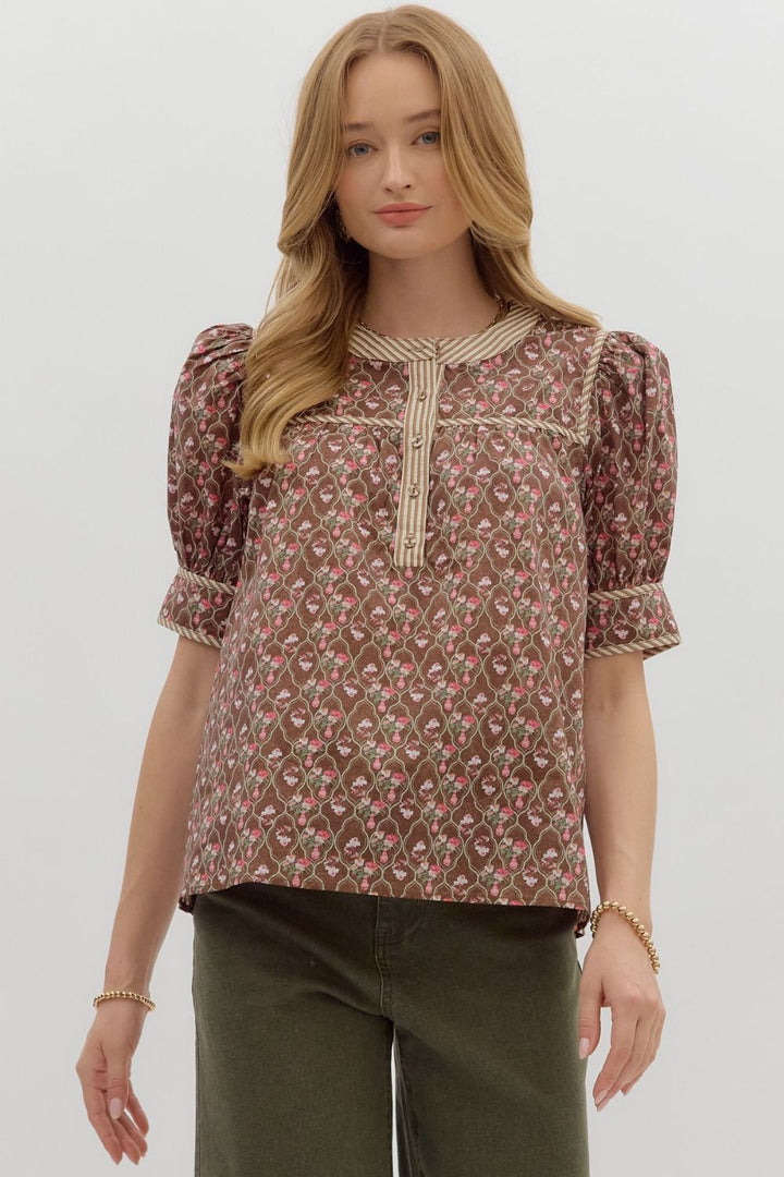 Jenny Garden Stripe Blouse