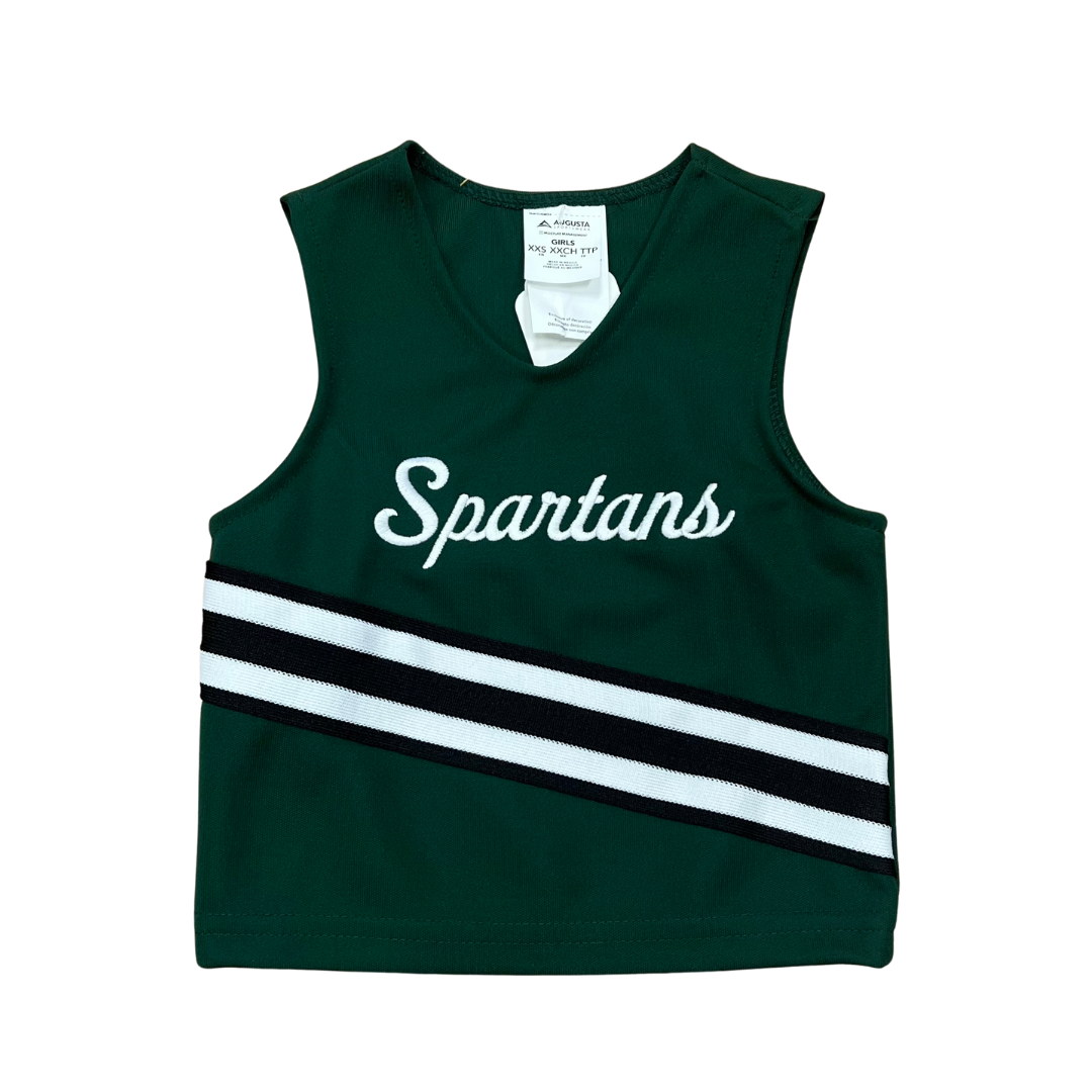 Spartans Triple Stripe Cheerleader Top