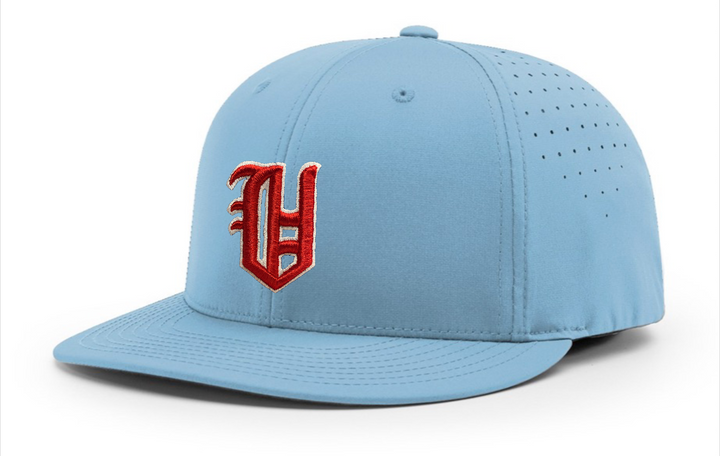 Richardson Fitted Baseball Hat w/ Red Old English V