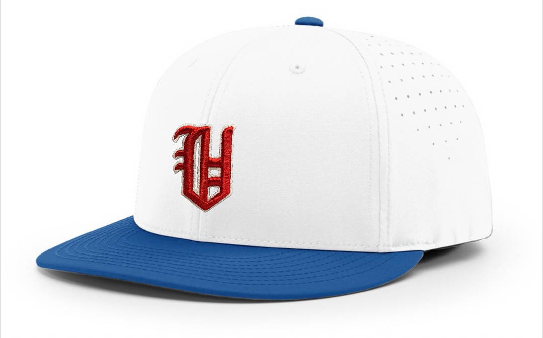 Richardson Fitted Baseball Hat w/ Red Old English V