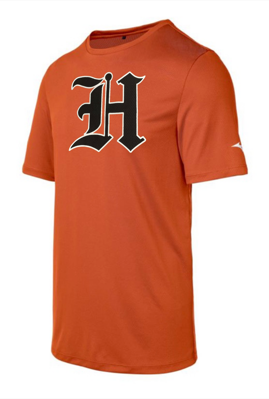 Mizuno Performance Tee w/ Black Old English H