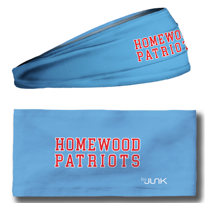 Junk Headband w/ Red Homewood Patriots