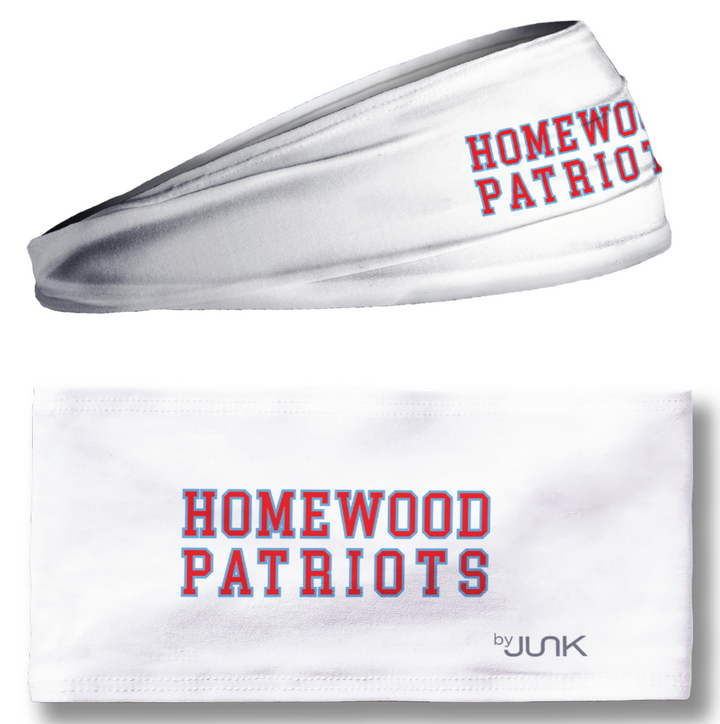 Junk Headband w/ Red Homewood Patriots